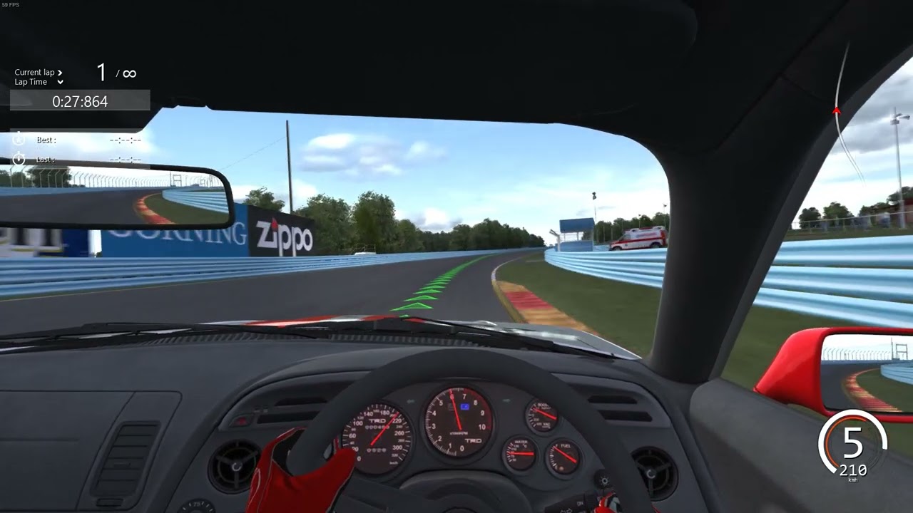 Toyota Supra Mk4 TT racecar @ Wakins Glen (Track mod)