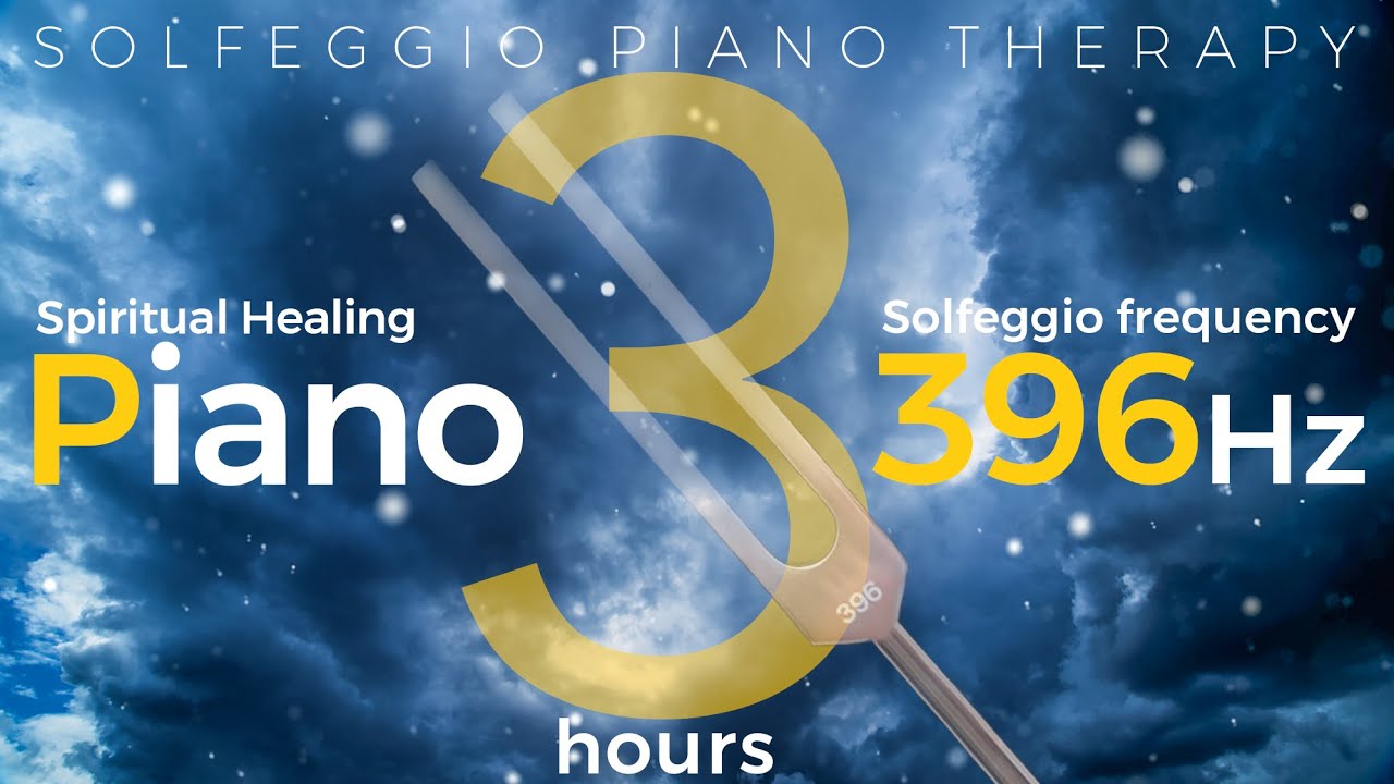 ソルフェジオ周波数 396Hz + 癒しピアノ【音叉ヒーリング】 3時間 ｜Yumi Nanatsutani｜アンビエントミュージック
