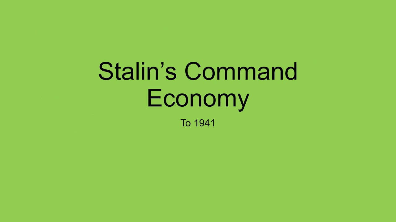 Analysing the Soviet Economy 1917-1941