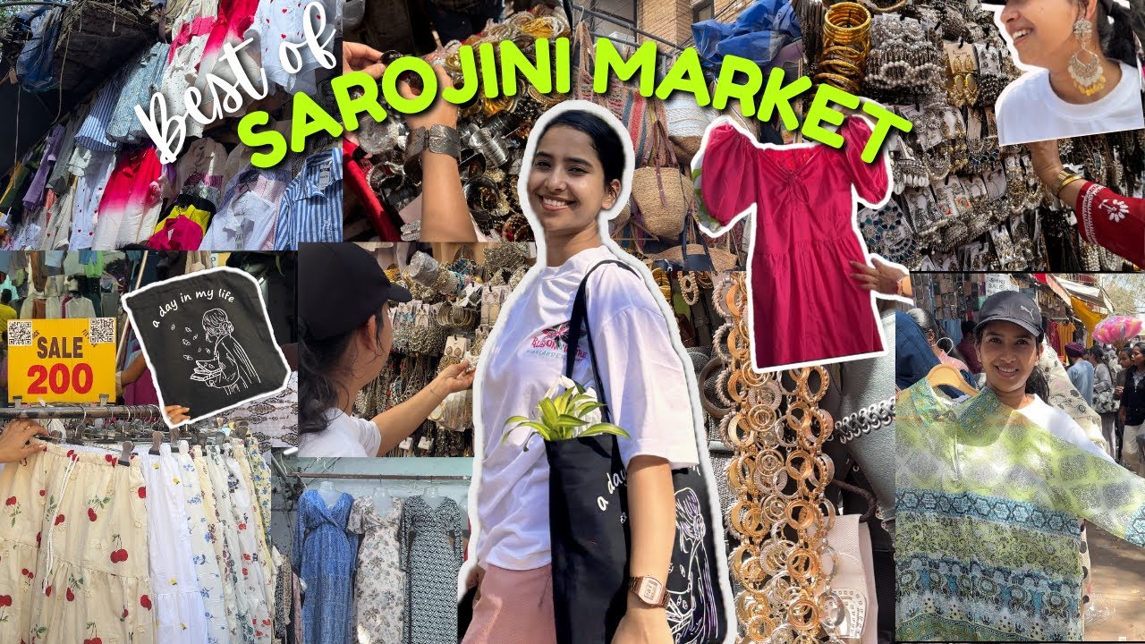 Sarojini Nagar Shopping 🛍️ *Best Shops & HiddenGems* 2025 Latest Summer Collection