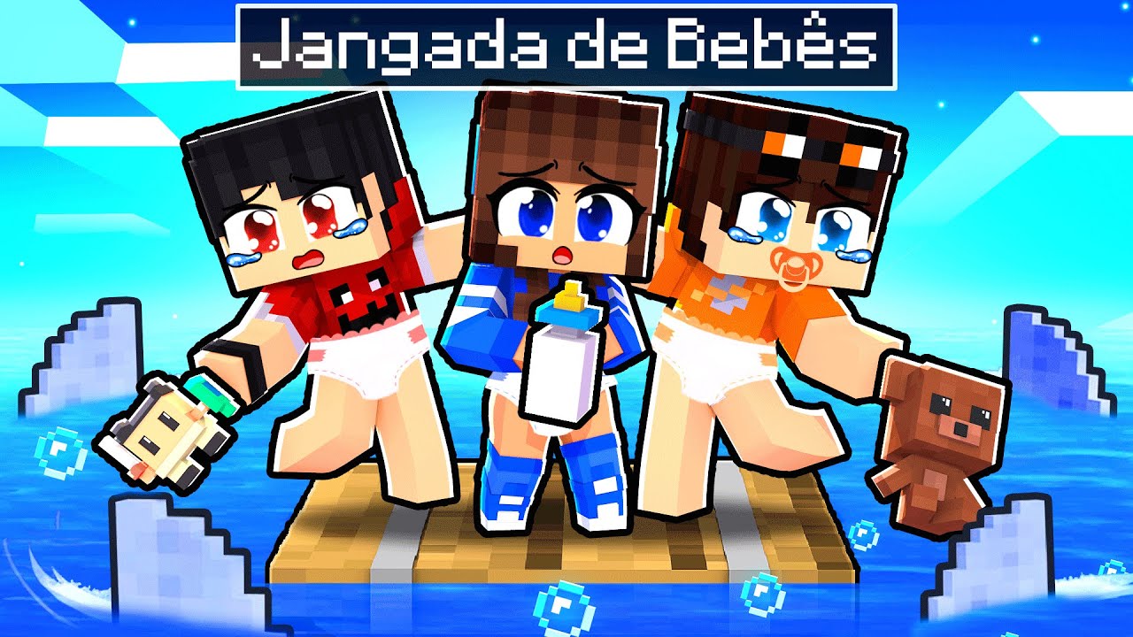 MIIKA está PRESA na JANGADA de BEBÊS no Minecraft ◂Miika▸