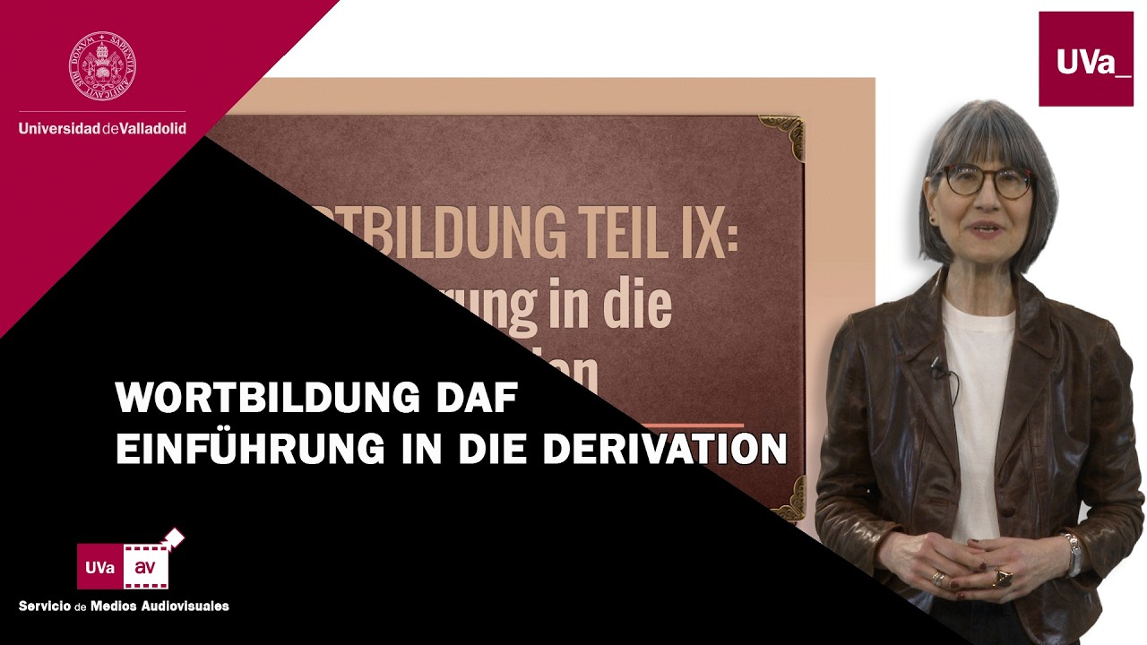 EINFÜHRUNG IN DIE DERIVATION. MORFOLOGÍA LÉXICA DEL ALEMÁN IX