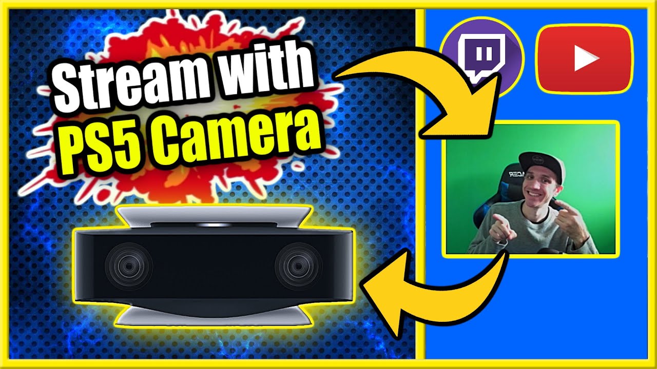 PS5 Camera Tutorial (Setup, Live Stream, Settings, Green Screen, Sharefactory)