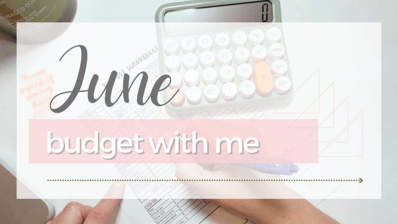 ✏️🗒️💸Мой первый видеоролик о бюджете! | Июнь 2023 г. | Бюджет для людей с низким доходом