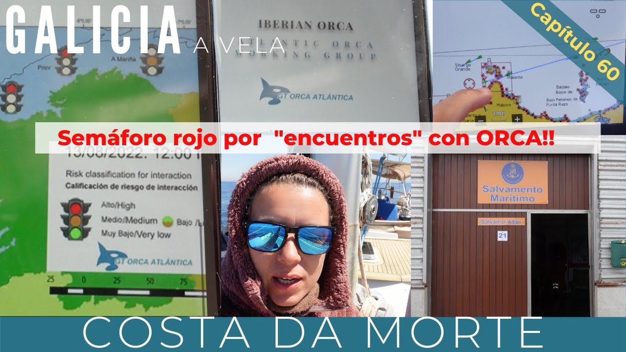 C-60.TRAVESIA COSTA DA MORTE +Las ORCAS nos acechan+Salvamento Camariñas#galicia #navegar #barcos