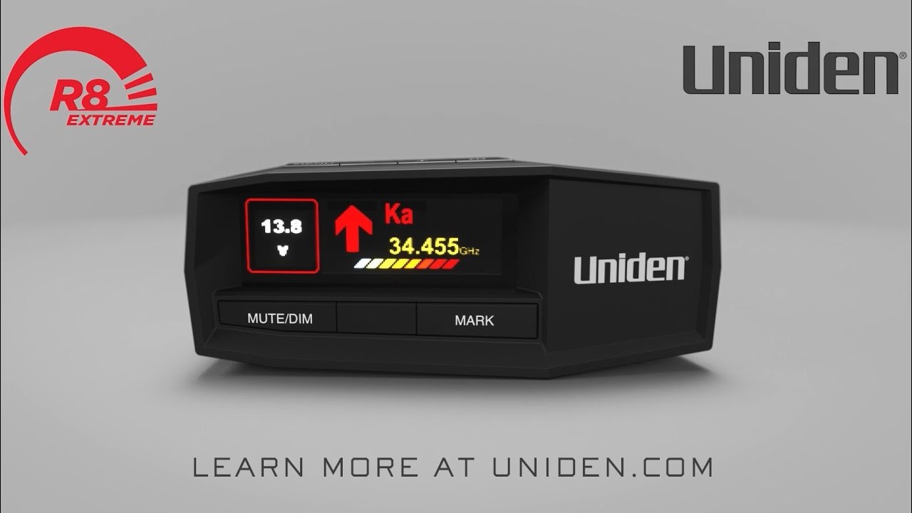 Uniden R8 Extreme Long-Range Radar & Laser Detector
