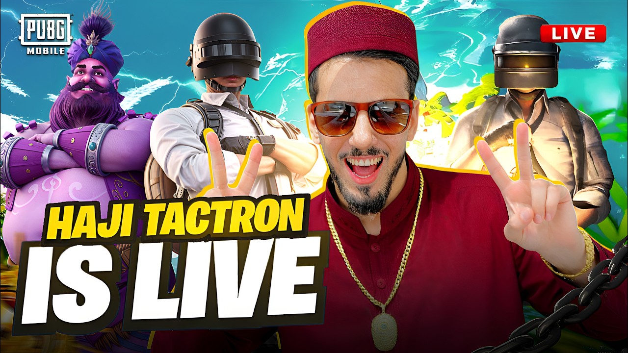 Late Night Stream With Haji Tactron| How Tactron Live | Pubg Mobile