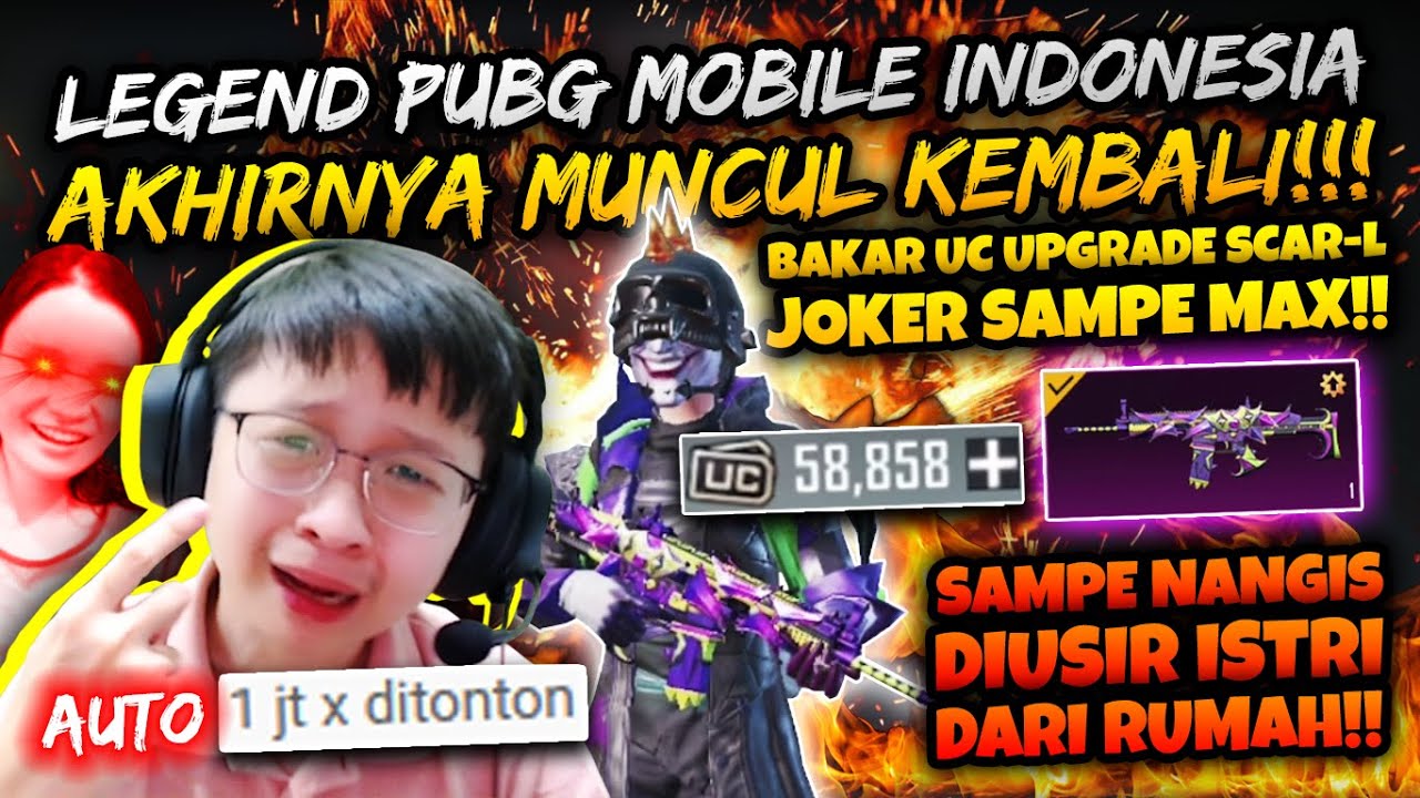 TERIMAKASIH SEMUANYA! SANG LEGENDA BAKAR2 UC PUBG MOBILE INDONESIA IS BACK! SAMPE NANGIS TERHARU!