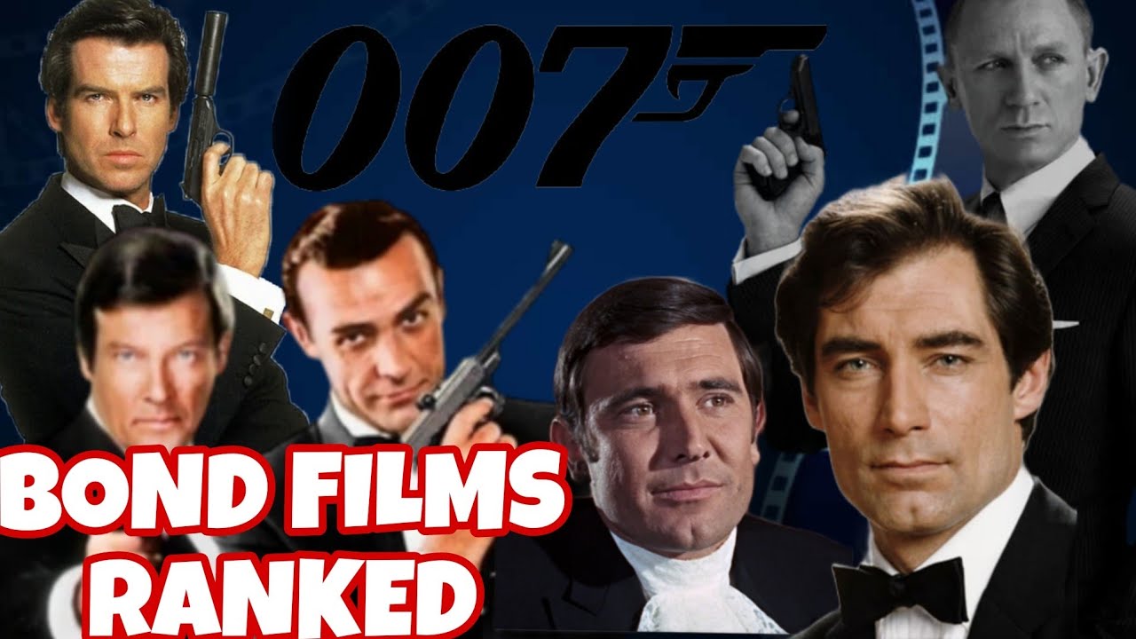 Every James Bond Film Ranked (tier list) #007 #jamesbond