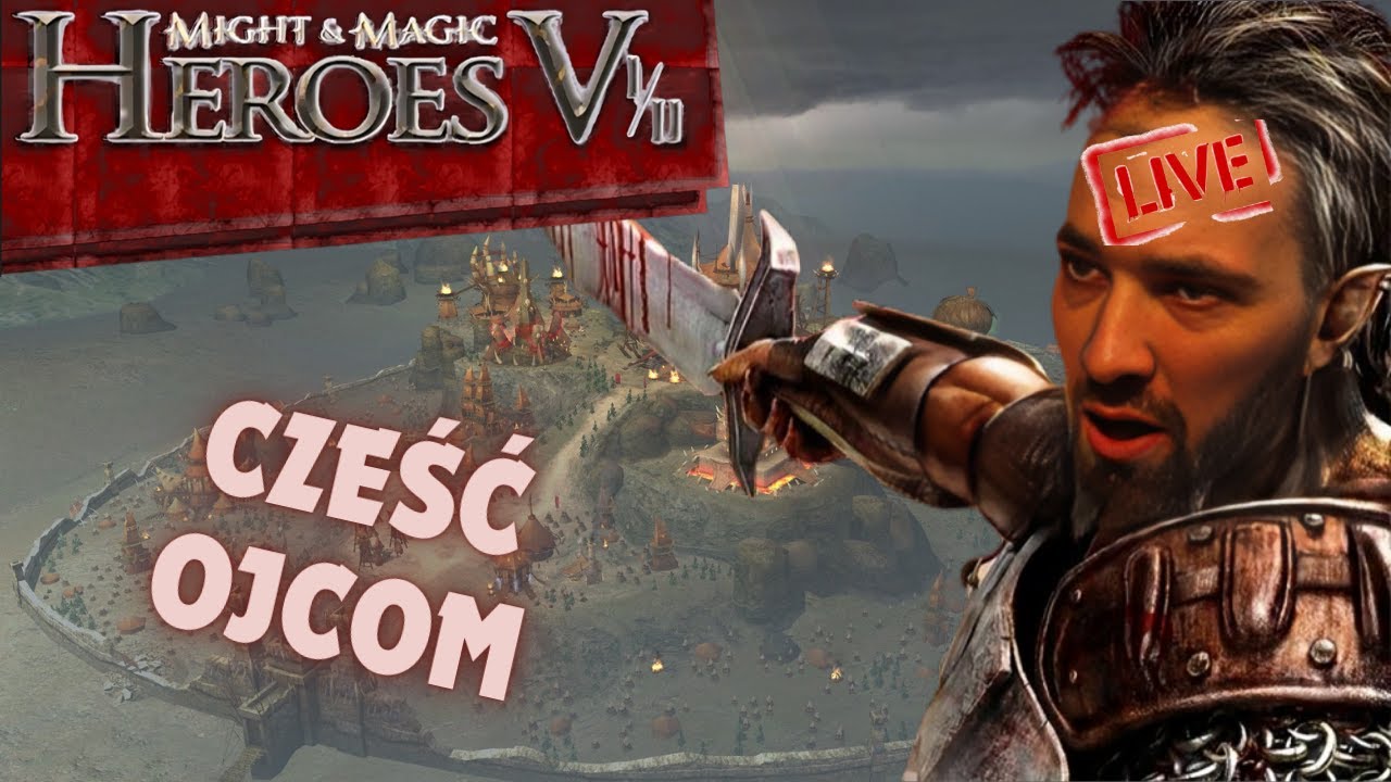 🔴[LIVE] Heroes 5.5 -  Kampania CZEŚĆ OJCOM #3 | Heroes 5 Dzikie Hordy | Gameplay PL