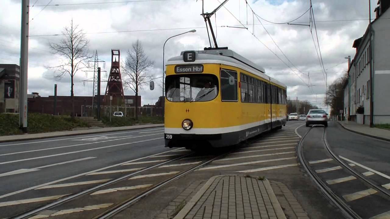 Oldie Trams zwischen Essen und Gelsenkirchen (VHAG Evag und Bogestra) (HD)