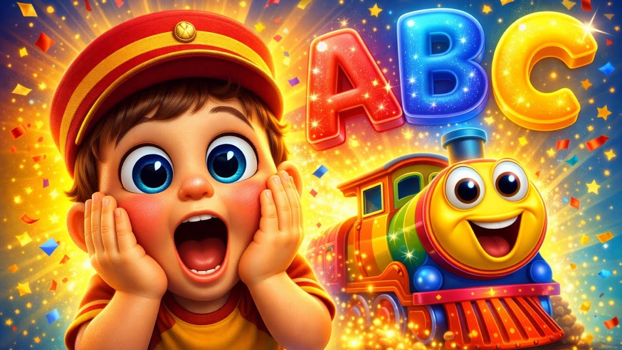 🚂ABC Train Song for Kids | Learn Alphabet with Choo Choo Train | ABC Songs for Babies