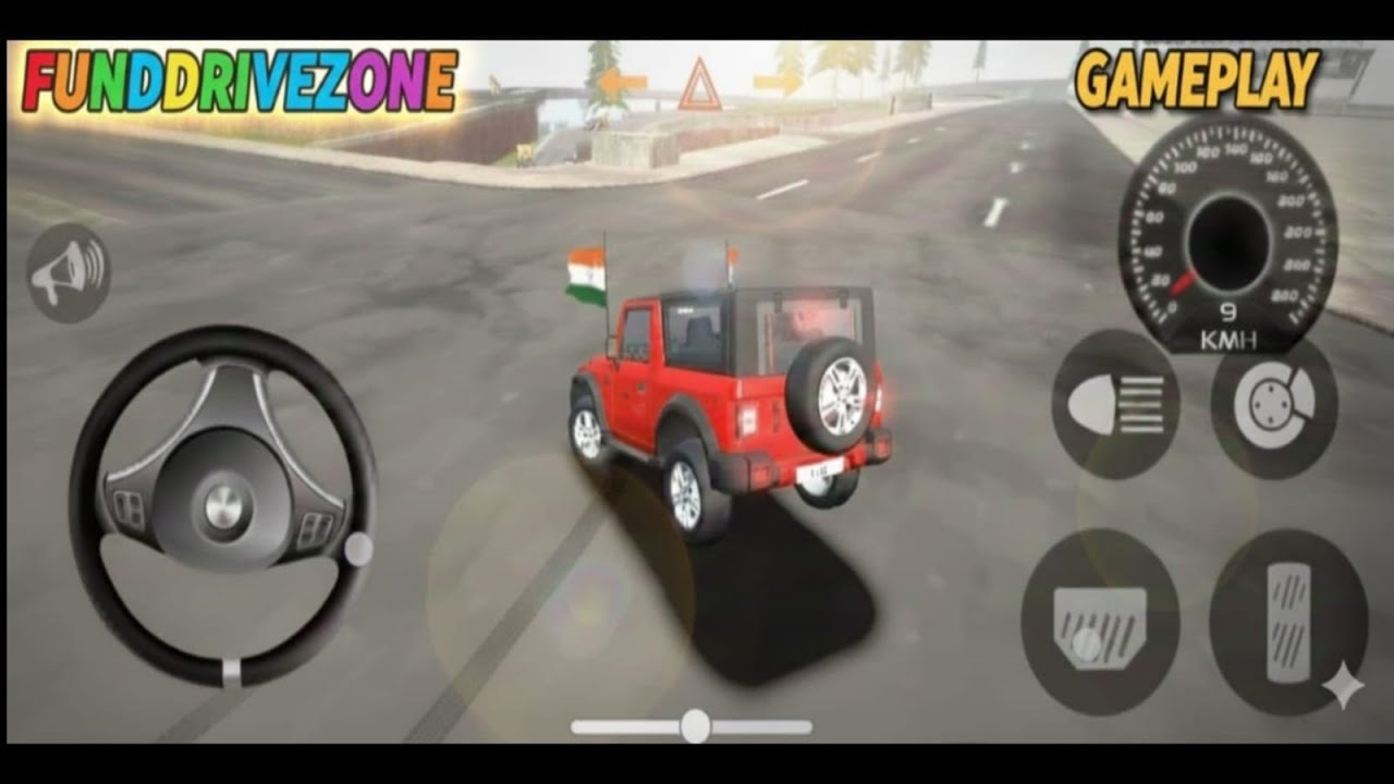 Modified Mahindra Thar😈Games:Indian White Thar (Gadi Wala Games) Car Game Android Game - #2025