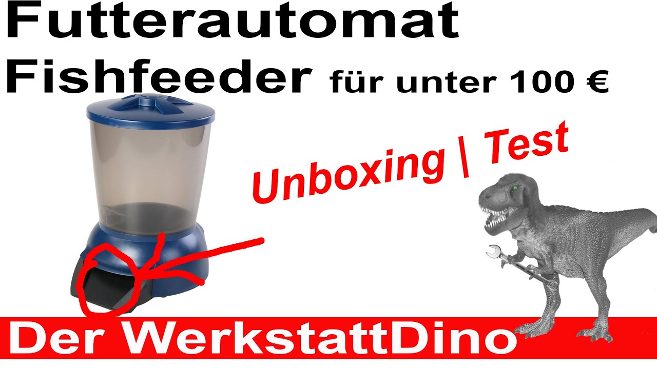 Fishfeeder | Futterautomat Teich unter 100 Euro (Unboxing)