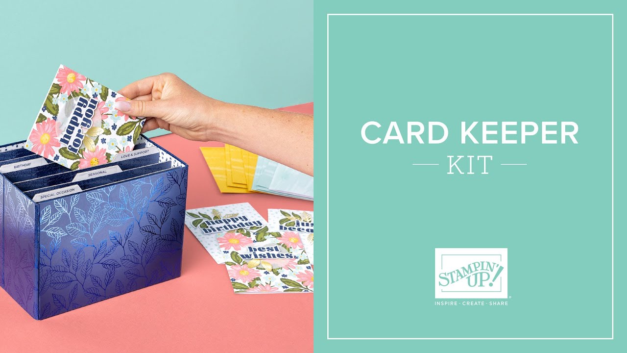 DIY Greeting Cards + Storage Box for Every Occasion | Card Keeper Kit by Stampin' Up!