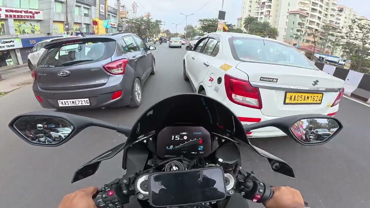 25Jan2026 - BMW S1K Bangalore Biker - Daily Ride - Bellandur Area To Home