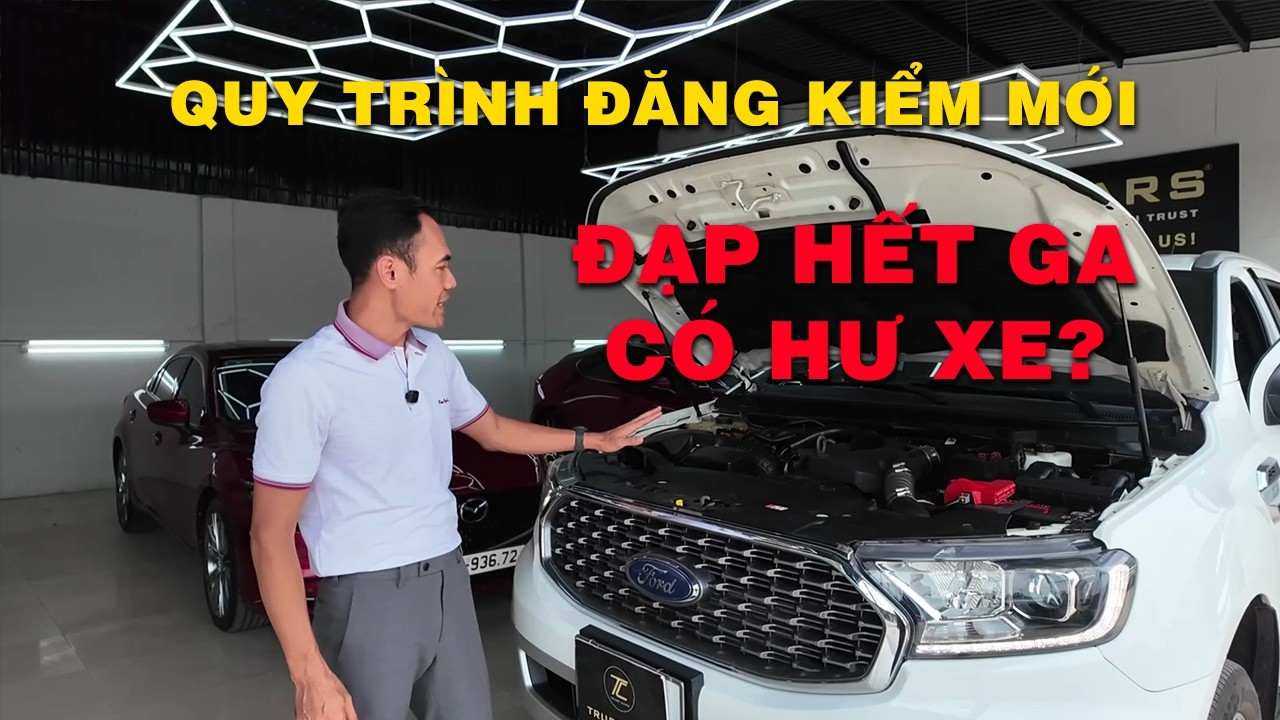 Test khí thải xe diesel khi đăng kiểm theo quy trình mới như thế nào? Đạp hết ga có sợ hư xe?