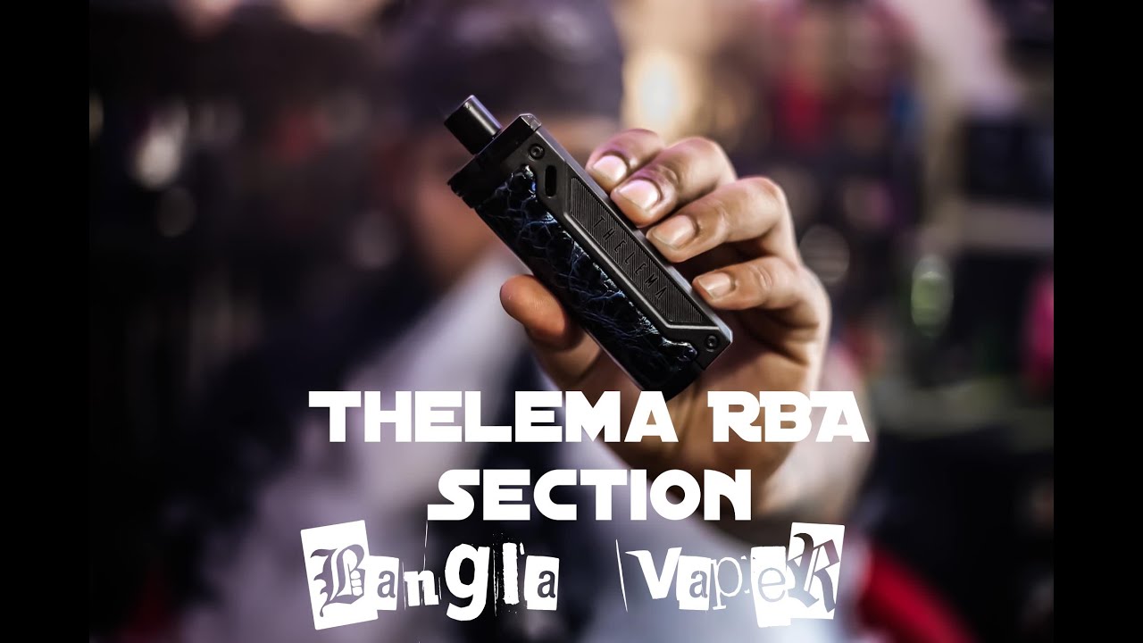 Lost Vape Thelema RBA section. Review in bangla. Bangla Vaper. Best RBA section.