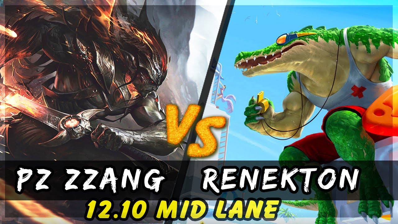 Pz Zzang - Yasuo vs Renekton MID Patch 12.10 - Yasuo Gameplay