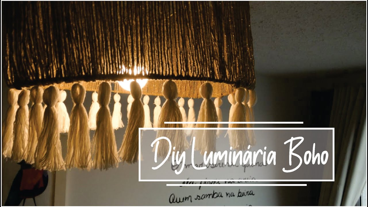 Diy Luminária Boho