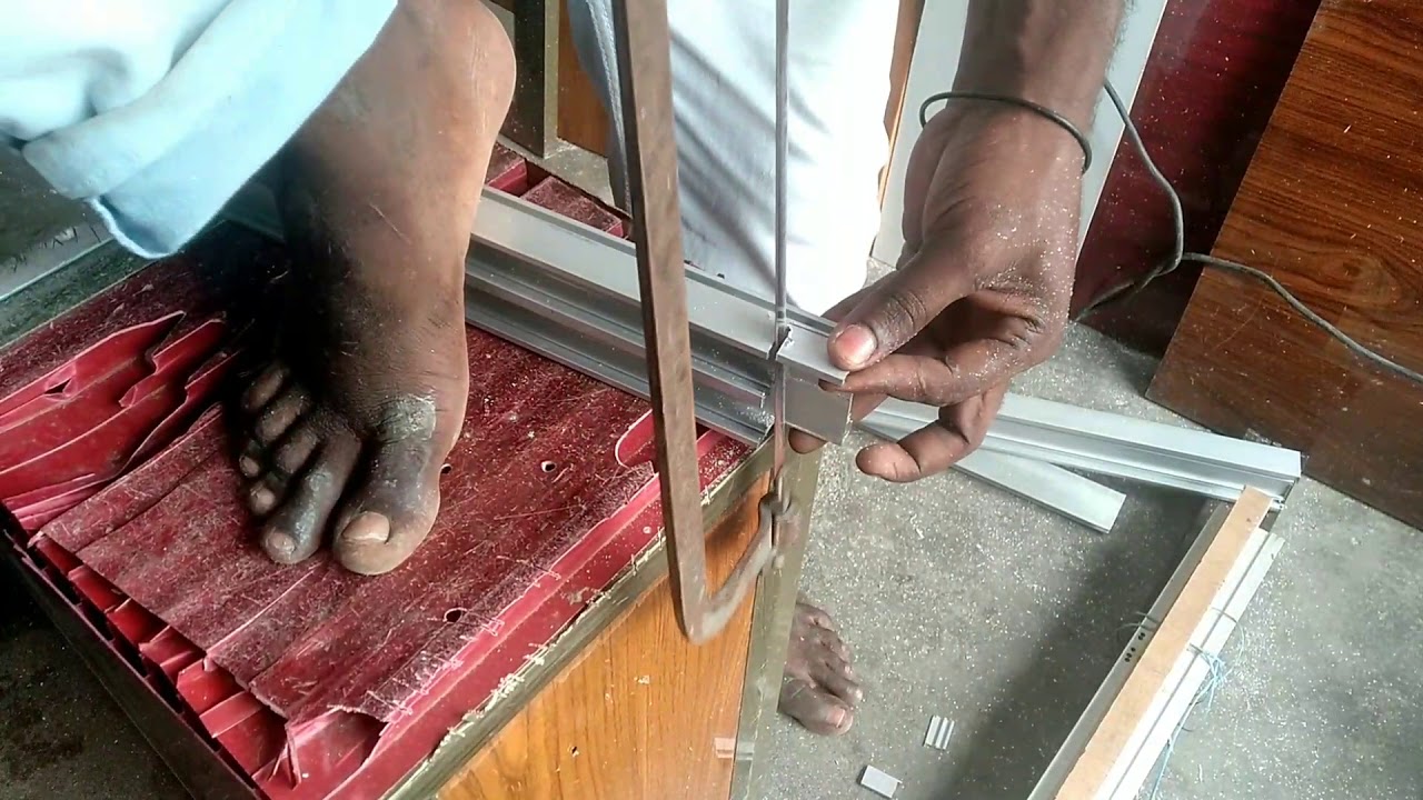 முதல் முறையாக/Aluminium special track sliding windows making#specialtrack#slidingwindow#starlock#