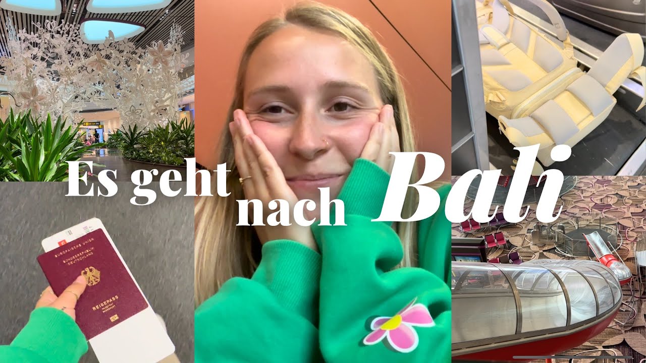BALI: Meine 22h ANREISE & VEGANES Essen im Flugzeug?!