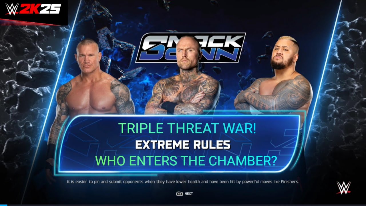 Triple Threat Chaos! Orton vs Aleister Black vs Solo Sikoa – Elimination Chamber Qualifier| WWE 2K25