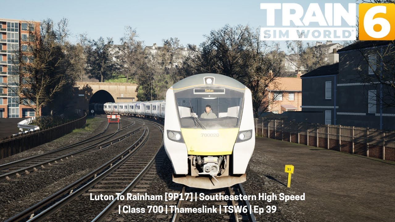 Luton To Rainham [9P17] | Southeastern High Speed | Class 700 | Thameslink | TSW6 | Ep 39