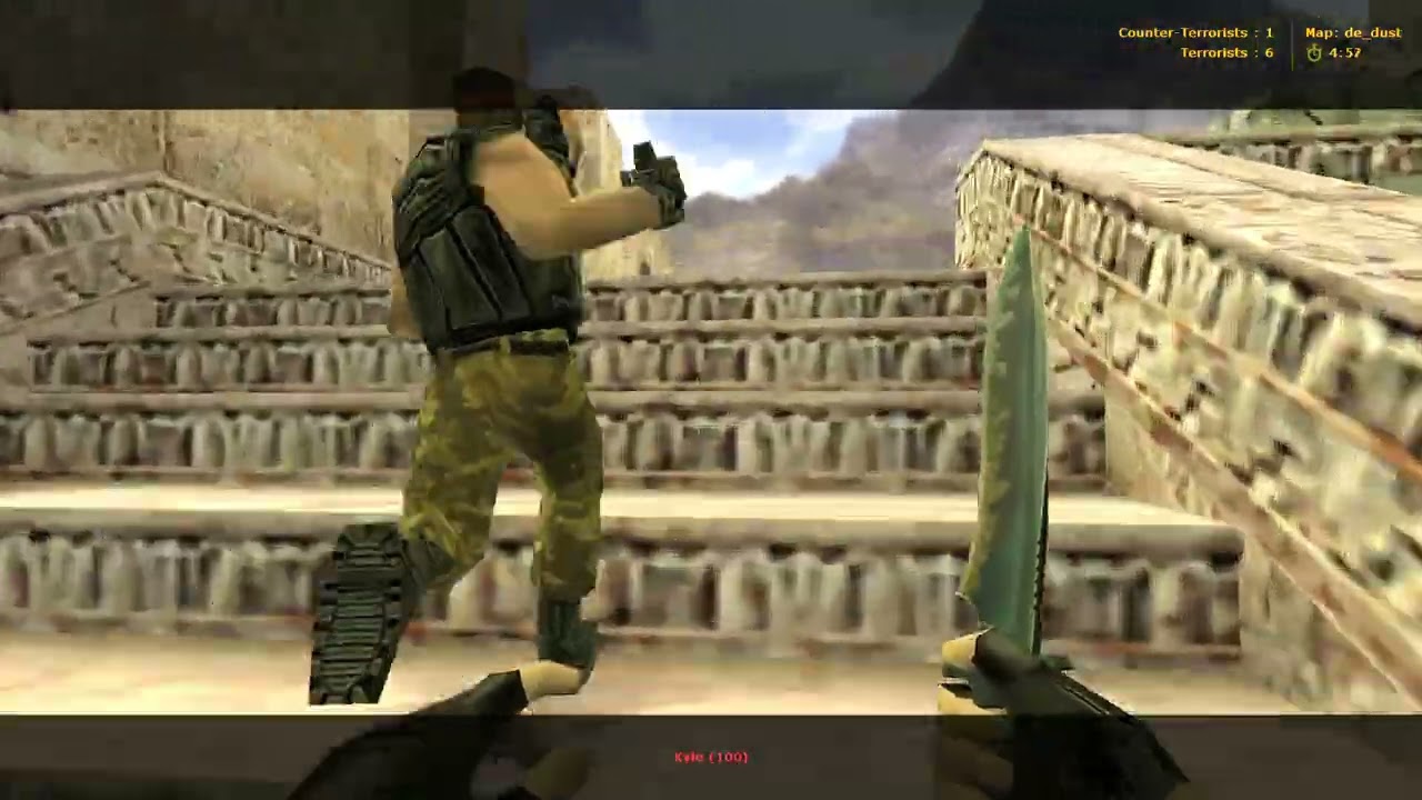 CS 1.6 | de_dust Haritası – Türkçe Seslendirmeli Bot Oynanışı