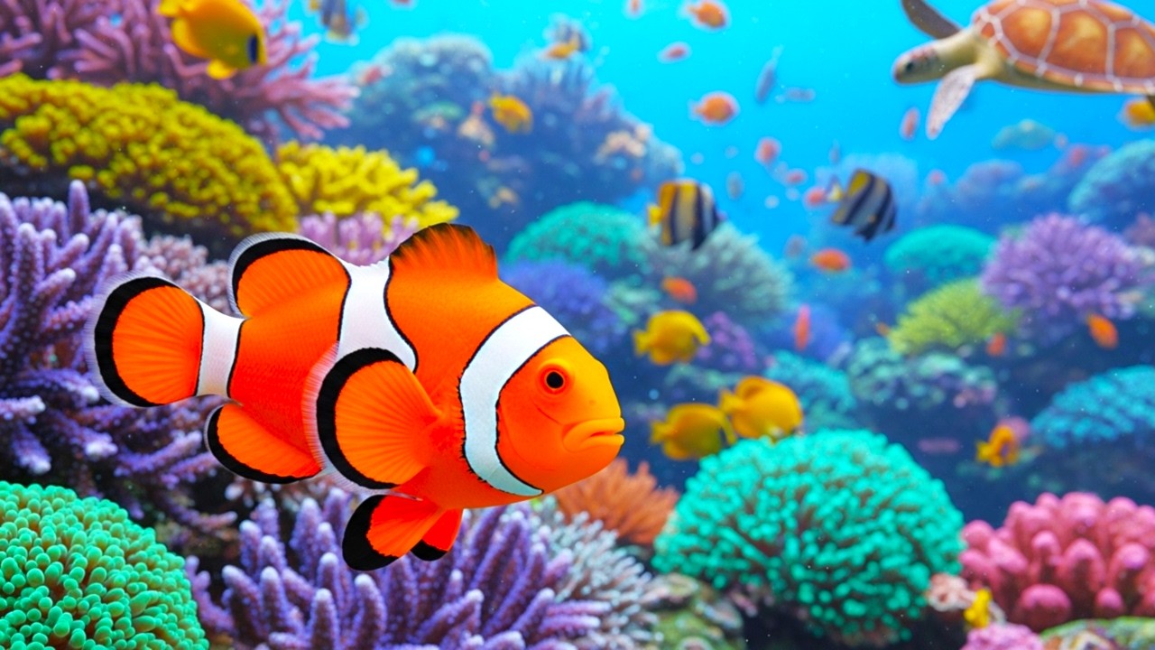 The Best 4K Aquarium - Dive Into The Mesmerizing Underwater Realm, Sea Jellyfish, Coral Reefs #8