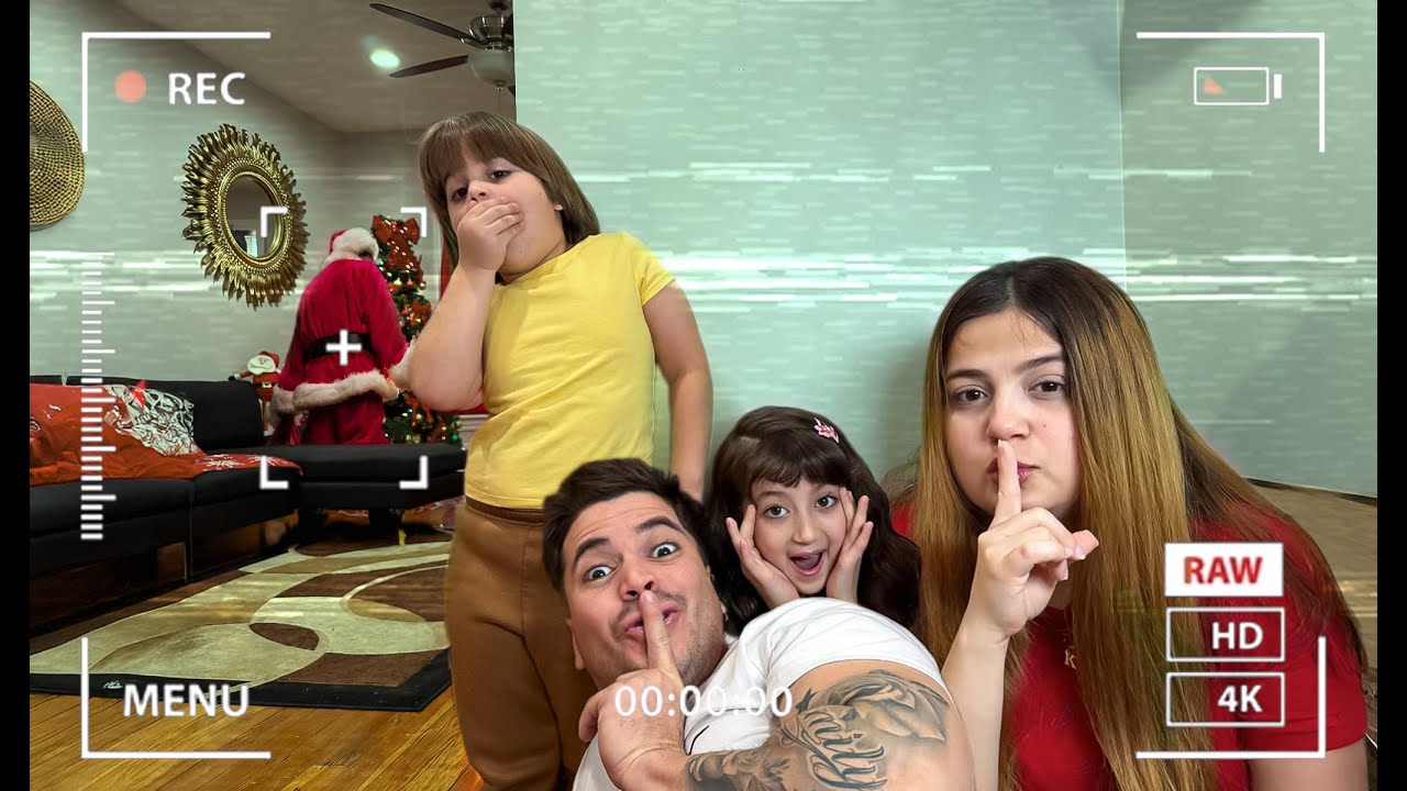 ´´PUSIMOS 4 CÁMARAS para ver si SANTA CLAUS era REAL  😱🤯