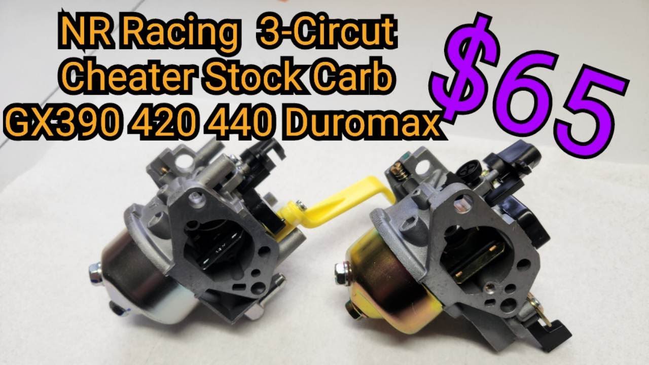 NR Racing Triple Jet Cheater Stock Carb