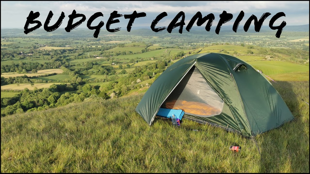 IS IT POSSIBLE!!!! wild camping on a BUDGET / Whitehills Lush Mountain tent / Shropshire hills