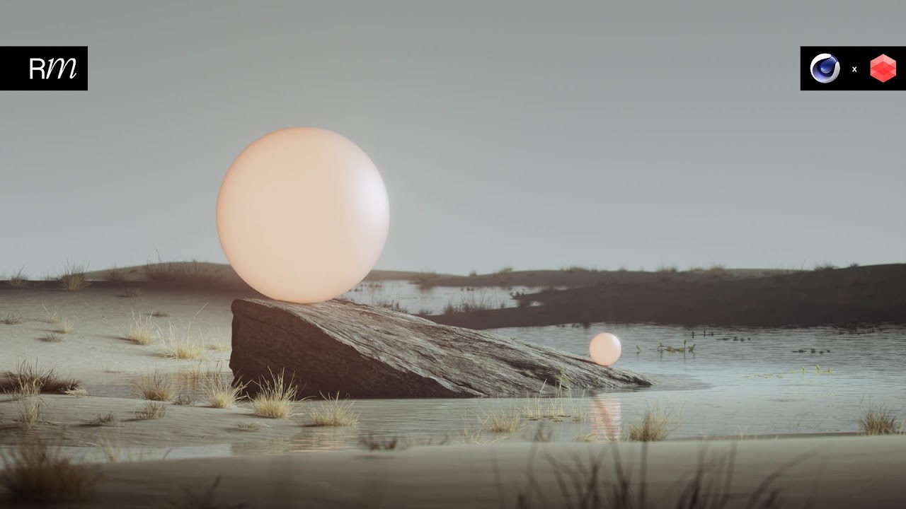 Анализ «ночного» пейзажа в Cinema 4D и Redshift