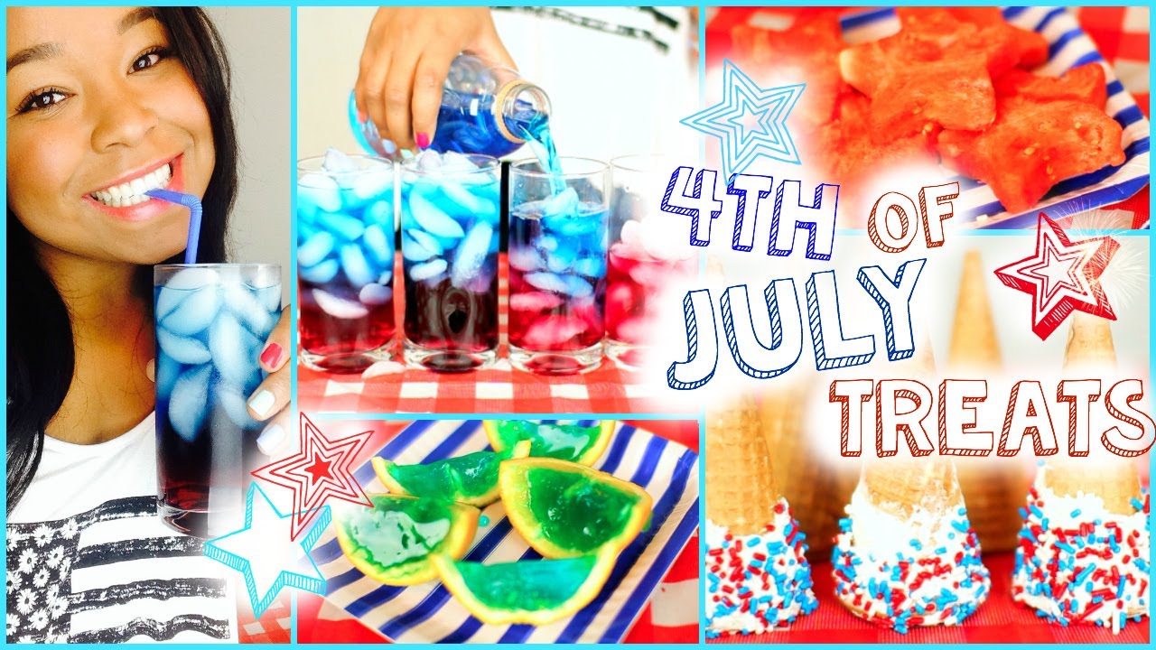 DIY Fourth of July Treats! Layered Drinks, Dipped Cones+ MORE!