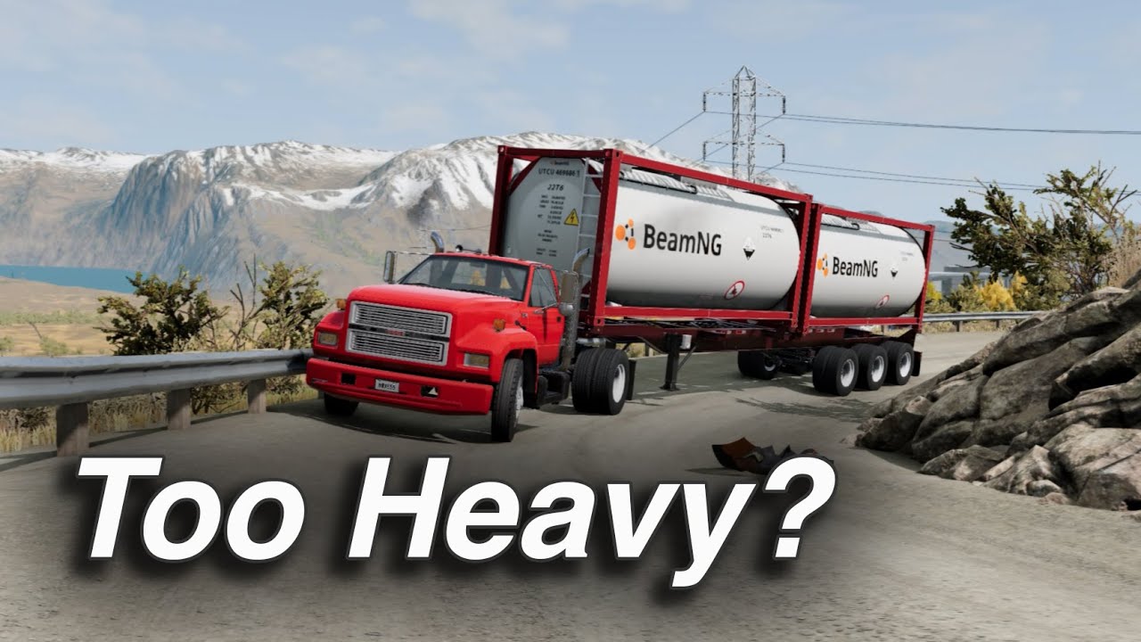 Can Ford L-Series Handle This Massive Load? | BeamNG.drive | GP-Game