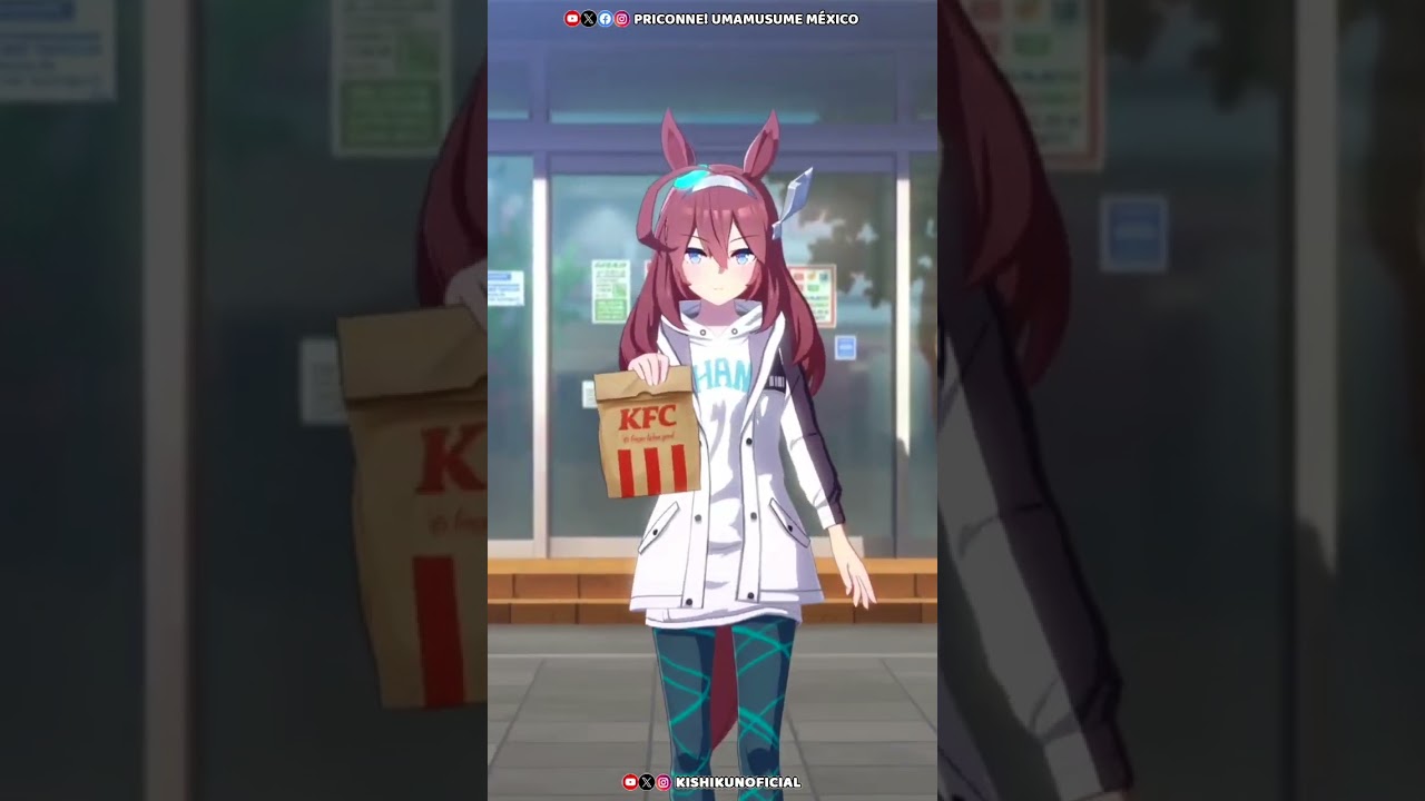 Mihono Bourbon | KFC Collab JP | Umamusume Pretty Derby |  #umamusume #anime #shortvideo #waifu