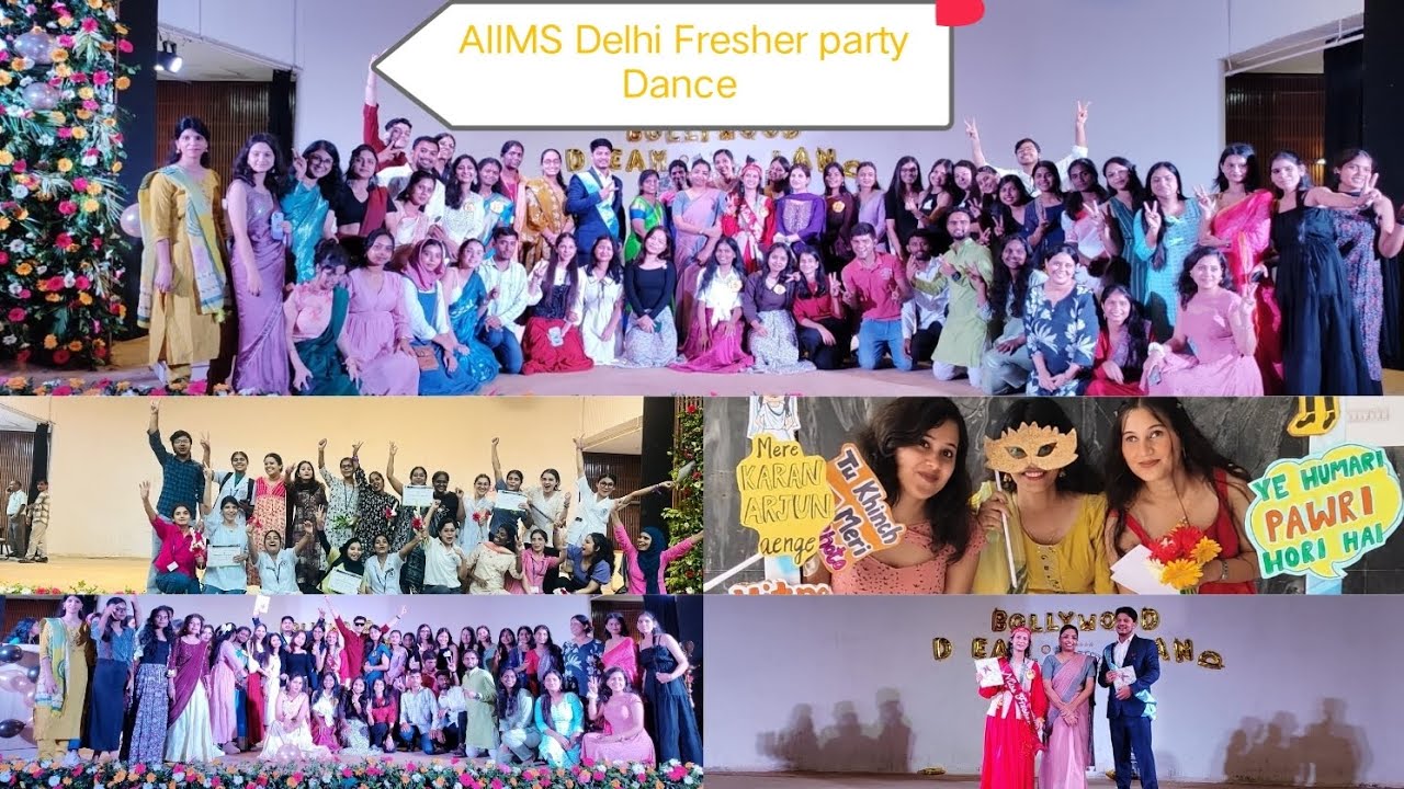 AIIMS Delhi Fresher party Dance 💗✨💗🎉  #fresherparty2025 #aiimsdelhi #dance #viral #collegedance 