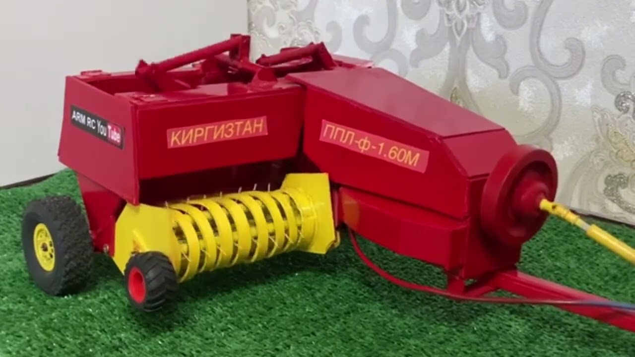 Diy Tractor And baaler Handemade r/c model