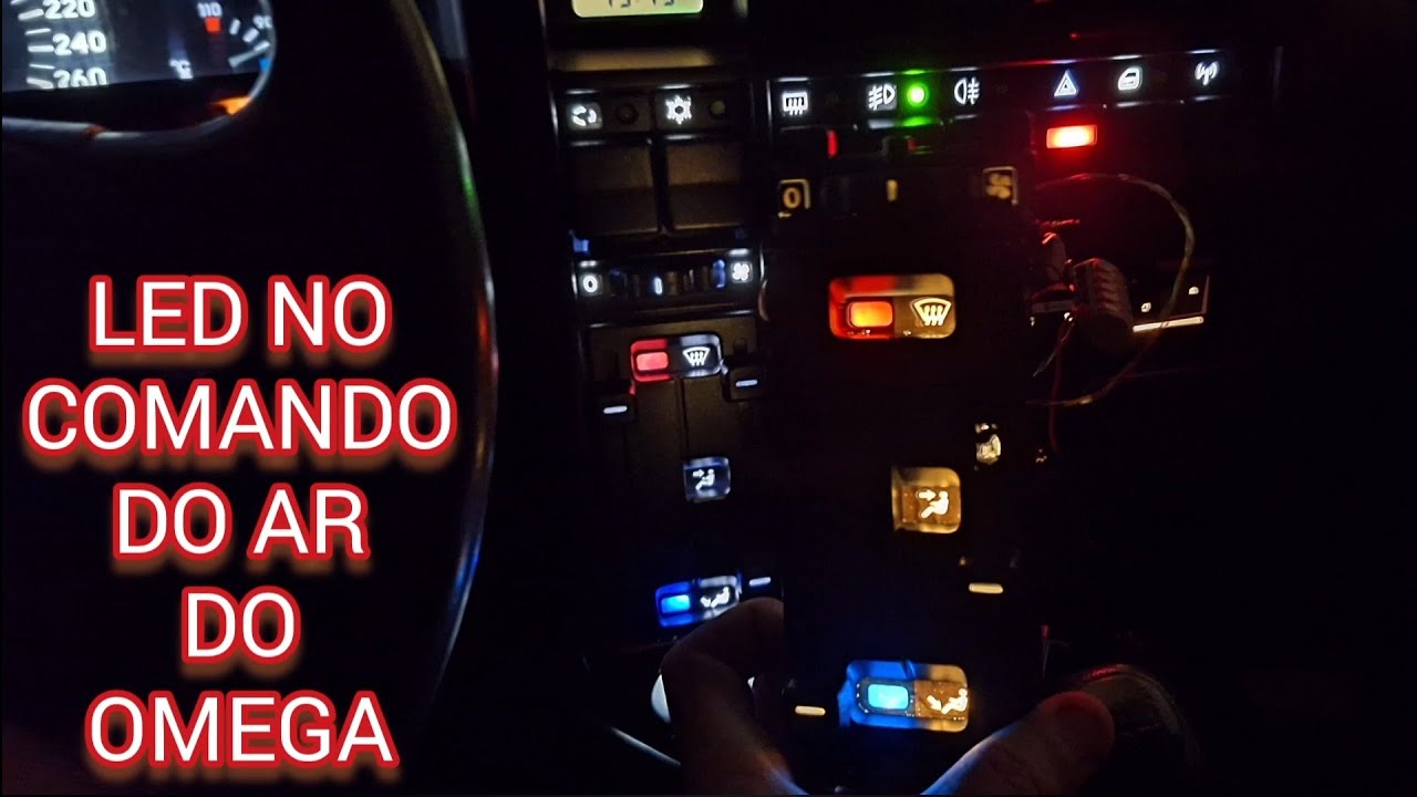 Comando do ar do Omega com led âmbar | Faça você mesmo.