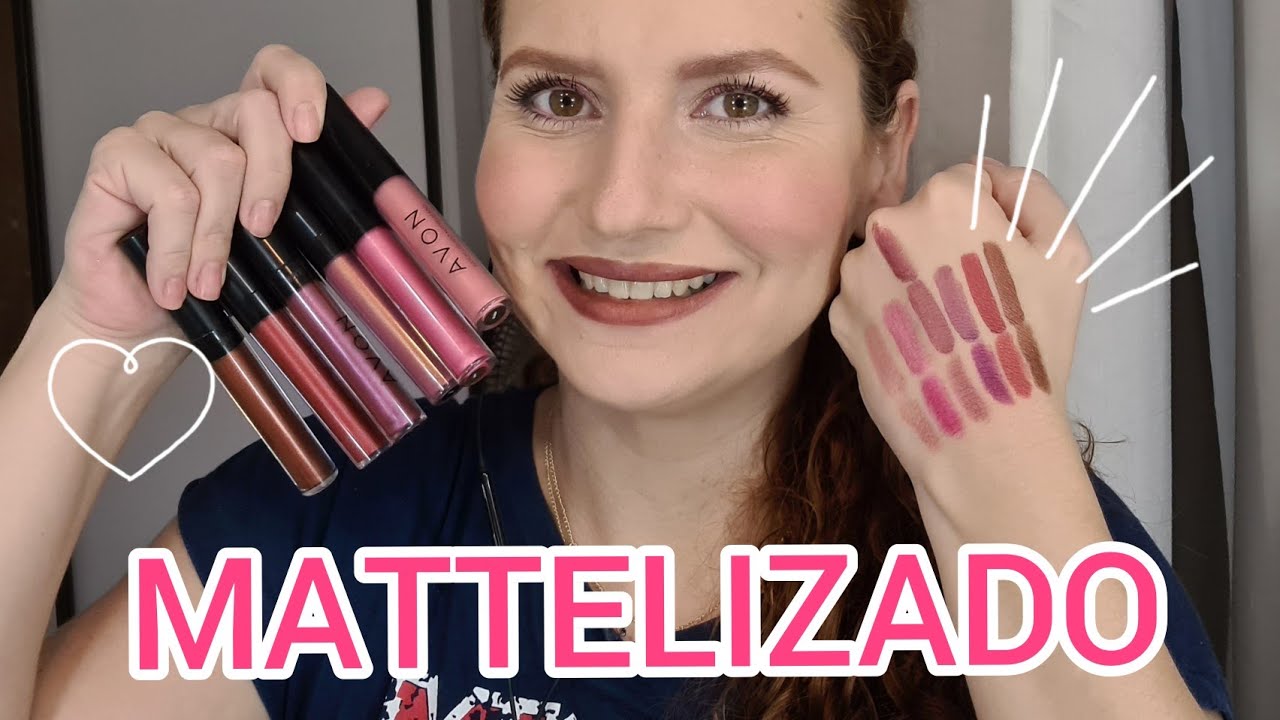 Novo Batom Líquido Mattelizado Avon | Coleção Glow