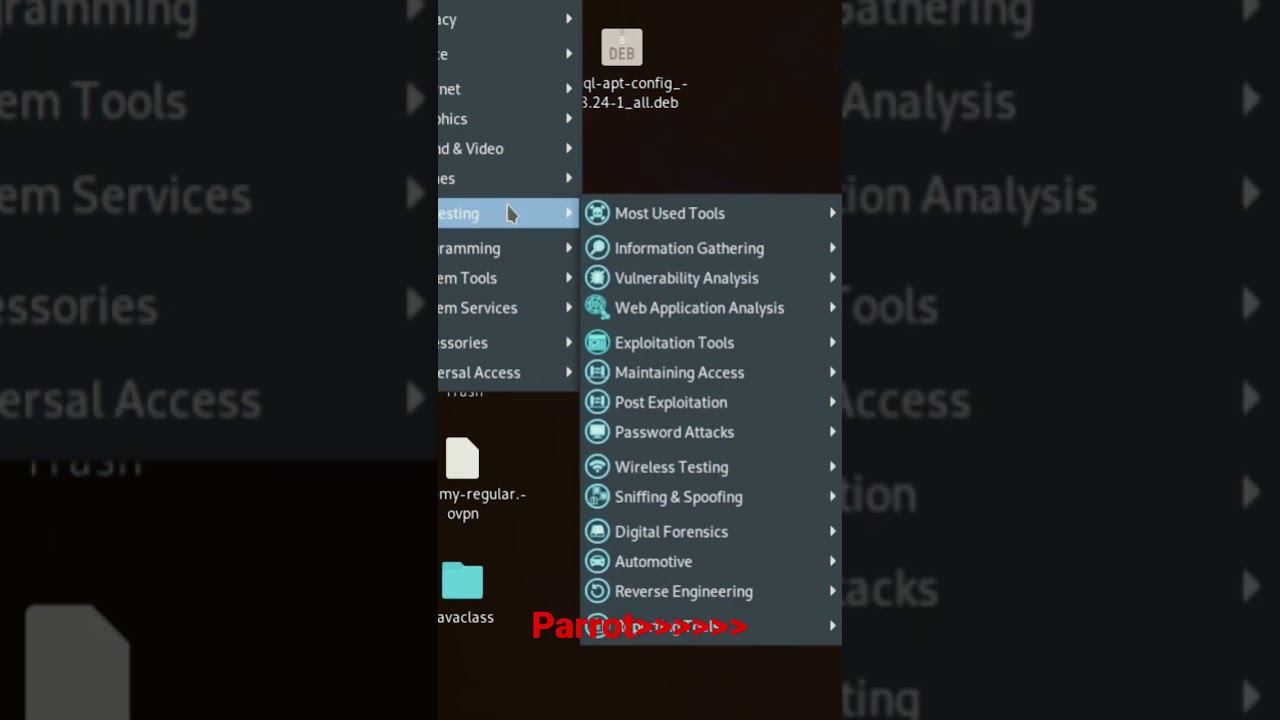 Parrot OS is best for hacking #hacker #viral #programming