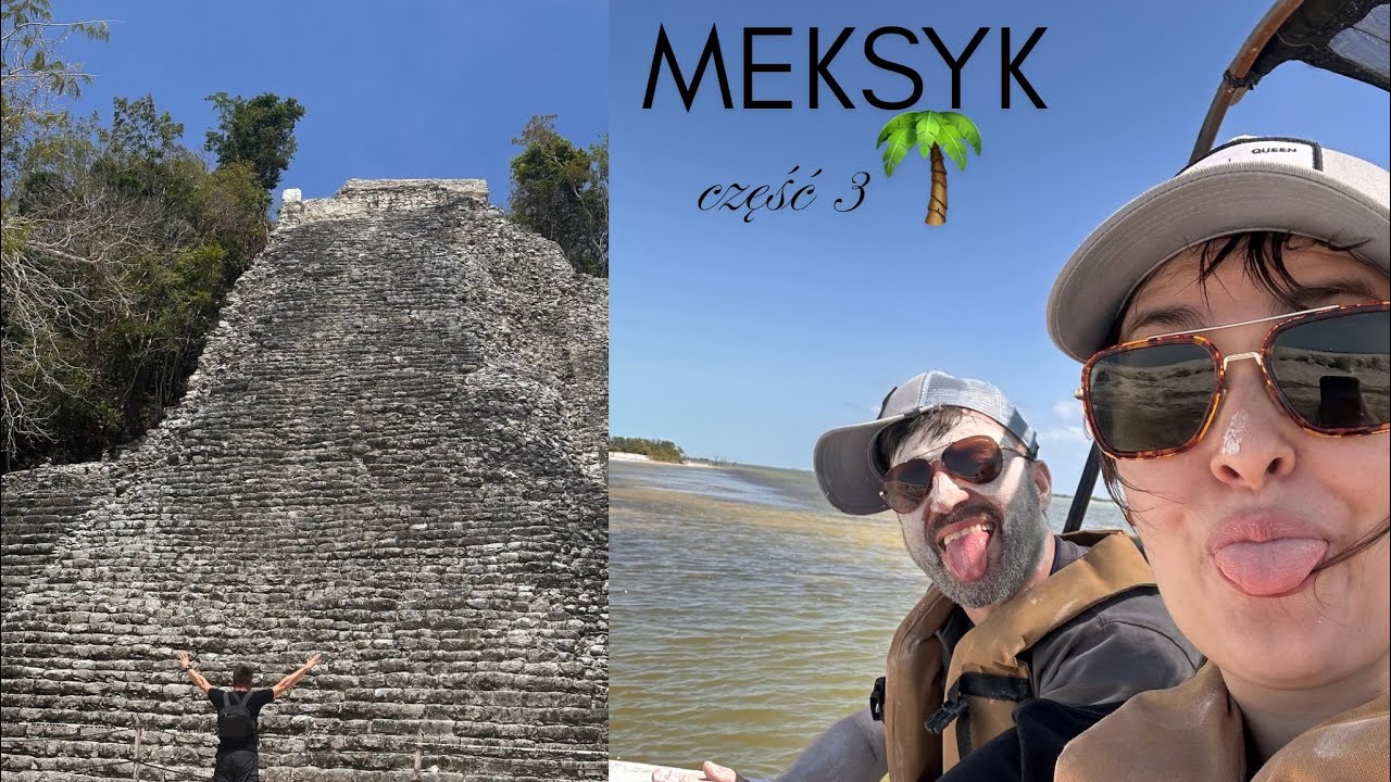 Meksyk: Flamingi, aligatory i rajska plaża! 🐊🦩 Rio Lagartos + Motul + Merida