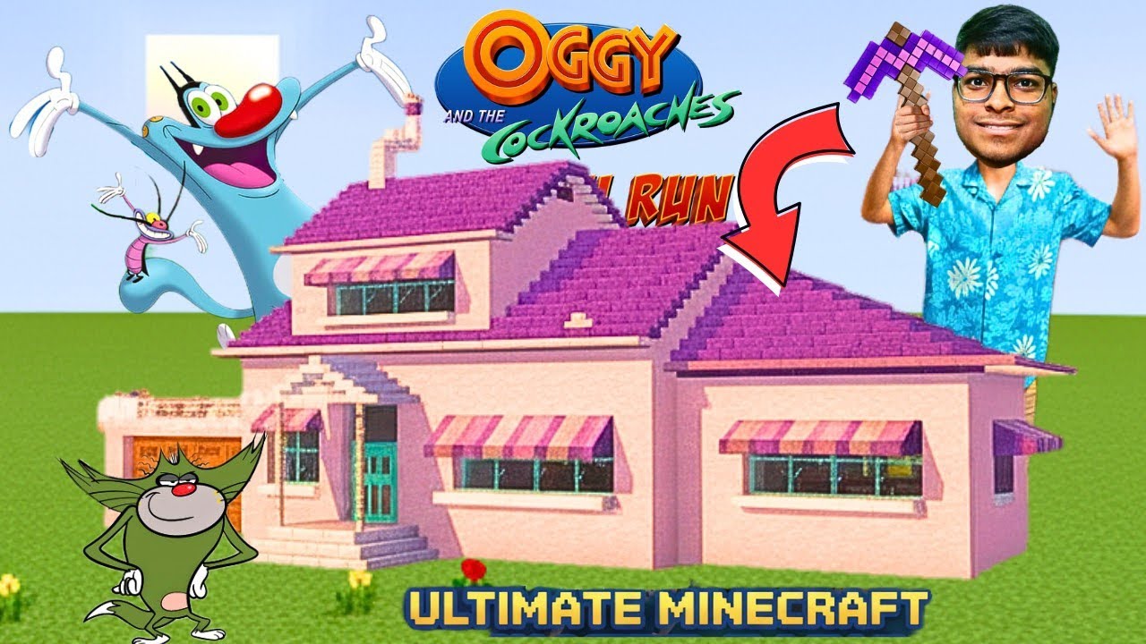 Oggy House Tour in Minecraft 🤩😂
