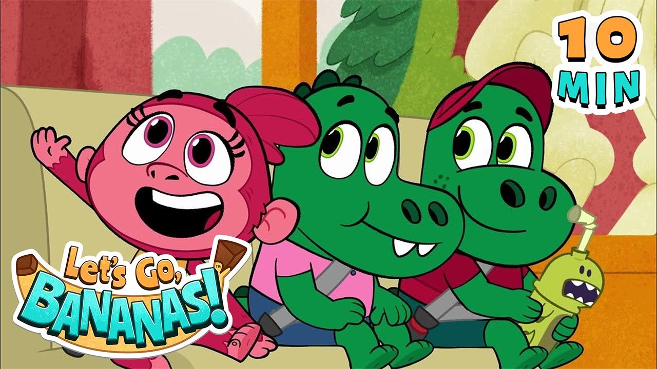 Daddy Date Night | Funny Cartoons for Kids | Let's Go Bananas | Scholastic After School