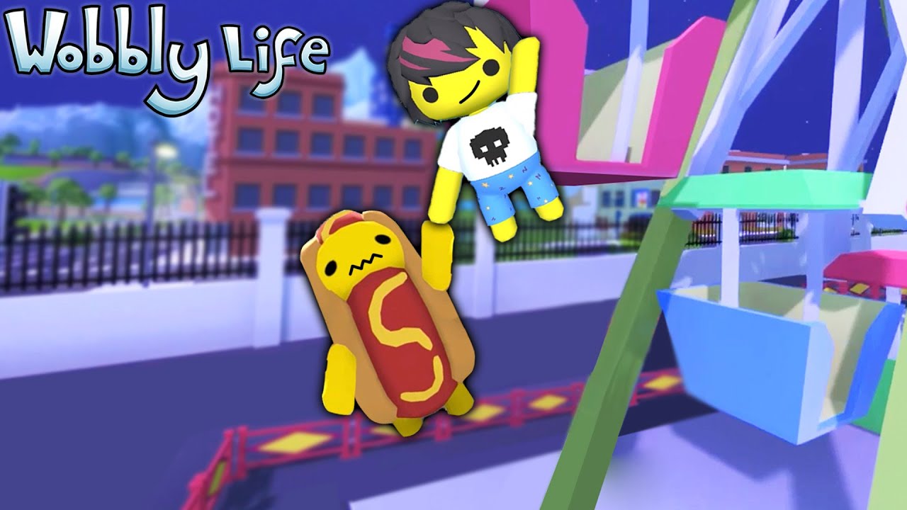 Salvando a la SALCHICHA bailonga en el PARQUE de atracciones!! Los Polo en WOBBLY LIFE