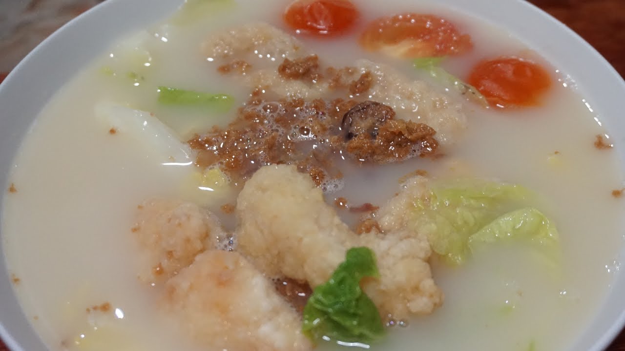 FRIED FISH SOUP RECIPE + EGG FLOSS | SINGAPORE