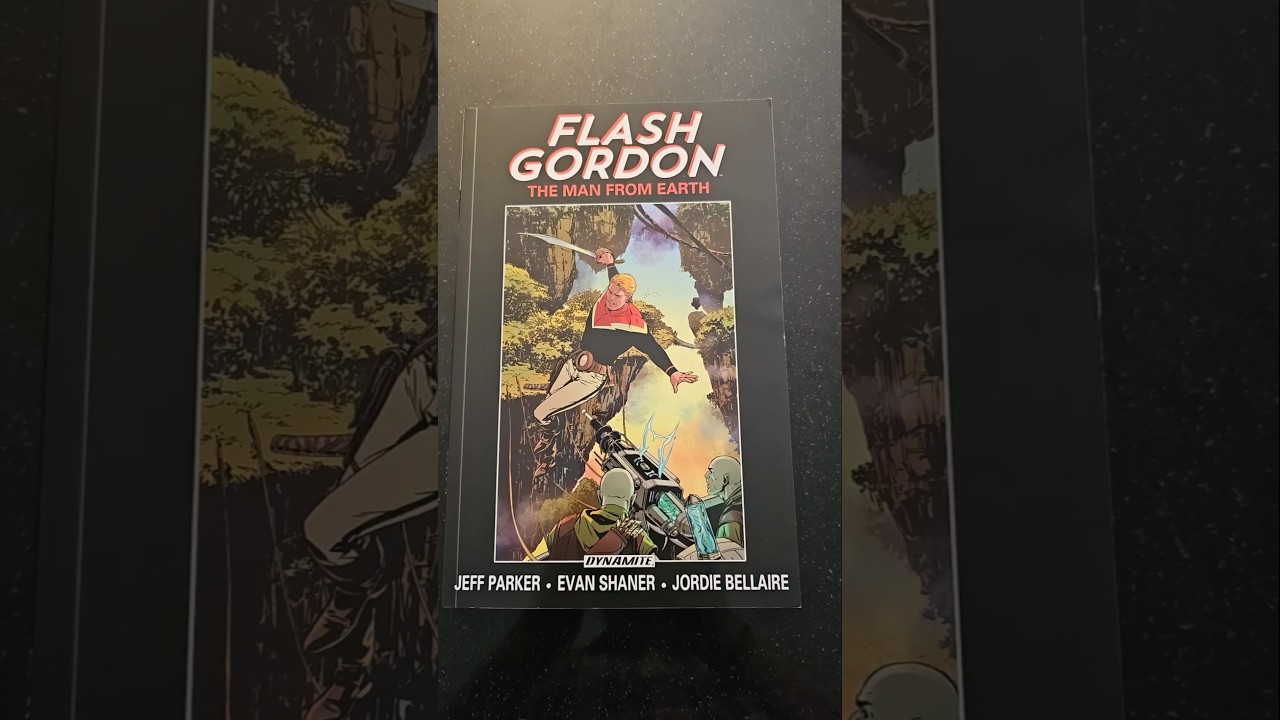 A look between the covers! Flash Gordon The Man from Earth TPB #dynamite Jeff Parker Evan Doc Shaner
