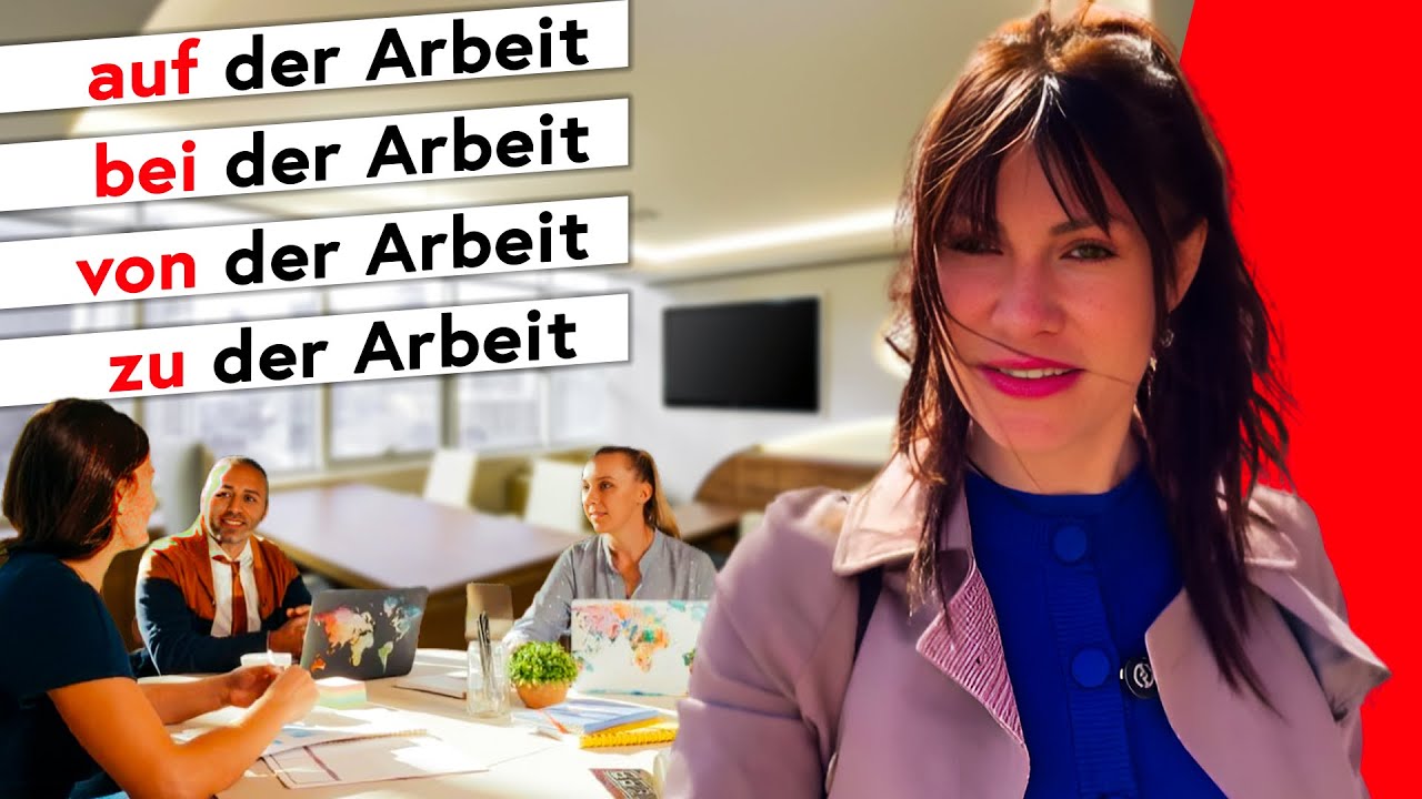 ‼️Hilfe‼️Auf, In, Bei Oder Zu Der Arbeit? #deutschlernen  #deutsch #german