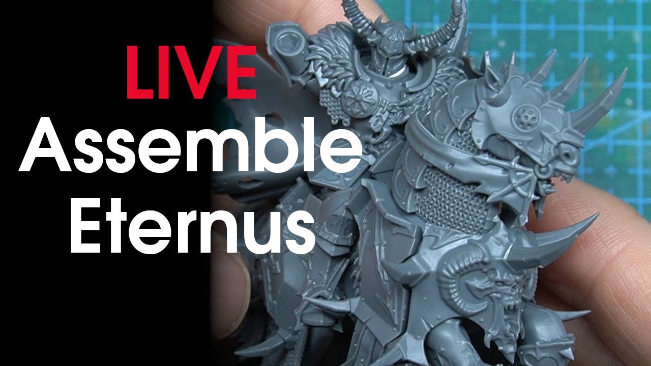 🔴 LIVE PARTE 2 - Montiamo insieme Eternus, Cavaliere del Caos | Guida passo-passo Warhammer 🔧⚔️